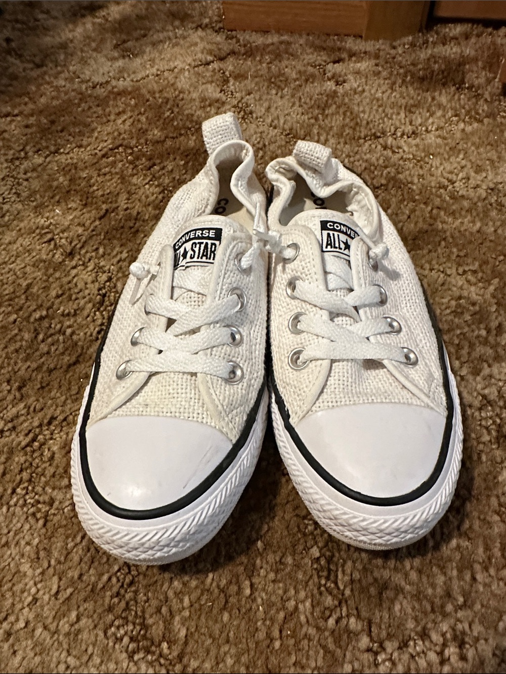 Converse White Low Top Kids Sneakers